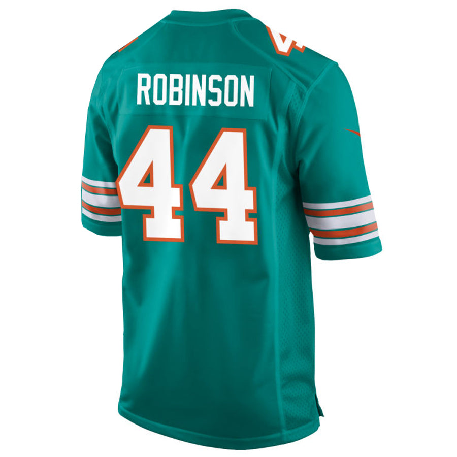 Punc M.Dolphins #44 Chop Robinson Player Aqua Home Game Stitched Jerseys
