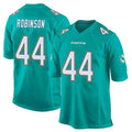 Punc M.Dolphins #44 Chop Robinson Player Aqua Team Color Home Game Stitched Jerseys