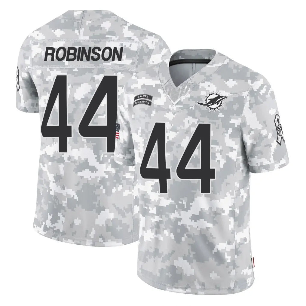 Punc M.Dolphins #44 Chop Robinson Player Arctic Camo Salute To Service Limited Game Stitched Jerseys
