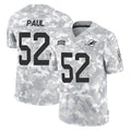 Punc M.Dolphins #52 Patrick Paul Player Arctic Camo Salute To Service Limited Game Stitched Jerseys