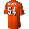 Punc M.Dolphins #54 Zach Thomas Mitchell & Ness Orange Legacy Replica Stitched Puhic Jersey