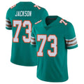 Punc M.Dolphins #73 Austin Jackson Player Aqua Limited Alternate Vapor Untouchable Home Game Stitched Jerseys