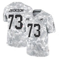 Punc M.Dolphins #73 Austin Jackson Player Arctic Camo Salute To Service Limited Game Stitched Jerseys
