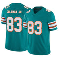 Punc M.Dolphins #83 Kevin Coleman Jr. Player Aqua Limited Alternate Vapor F.U.S.E. Home Game Stitched Jerseys