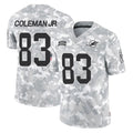 Punc M.Dolphins #83 Kevin Coleman Jr. Player Arctic Camo Salute To Service Limited Game Stitched Jerseys