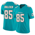 Punc M.Dolphins #85 Greg Dulcich Player Aqua Limited Vapor F.U.S.E. Home Game Stitched Jerseys