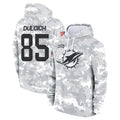 Punc M.Dolphins #85 Greg Dulcich Player Arctic Camo Salute to Service Hoodies Limited Game Stitched Jerseys