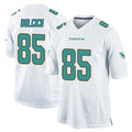 Punc M.Dolphins #85 Greg Dulcich Player White Home Game Stitched Jerseys