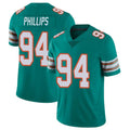 Punc M.Dolphins #94 Jordan Phillips Player Aqua Limited Alternate Vapor Untouchable Home Game Stitched Jerseys