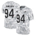 Punc M.Dolphins #94 Jordan Phillips Player Arctic Camo Salute To Service Limited Game Stitched Jerseys