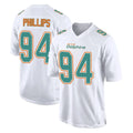 Punc M.Dolphins #94 Jordan Phillips Player White Fashion Home Game Stitched Jerseys