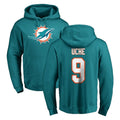 Punc M.Dolphins #9 Joshua Uche Player Aqua LOGO Pullover Hoodies Limited Stitched Jerseys