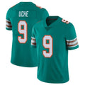 Punc M.Dolphins #9 Joshua Uche Player Aqua Limited Alternate Vapor Untouchable Home Game Stitched Jerseys