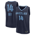 Punc M.Grizzlies #14 Zach Edey Navy Fast Break Replica Stitched Jerseys- Icon Edition