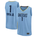 Punc M.Grizzlies #1 Scotty Pippen Jr. Light Blue Fast Break Replica Player Stitched Jerseys- Statement Edition