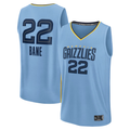 Punc M.Grizzlies #22 Desmond Bane Light Blue Fast Break Replica Player Stitched Jerseys- Statement Edition