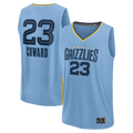 Punc M.Grizzlies #23 Cedric Coward Light Blue Fast Break Replica Player Stitched Jerseys- Statement Edition
