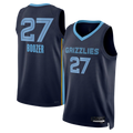 Punc M.Grizzlies #27 Cameron Boozer Navy 2026 Draft Swingman Stitched Jerseys- Icon Edition