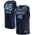 Punc M.Grizzlies #46 John Konchar Navy Fast Break Replica Stitched Jerseys- Icon Edition