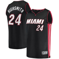 Punc M.Heat #24 Haywood Highsmith Black 2021-2022 Fast Break Replica Jerseys - Icon Edition