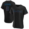 Punc M.Marlins #9 Xavier Edwards Player Black Home Limited Elite Stitched Jerseys