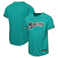 Punc M.Marlins Blank Player Teal Mitchell & Ness Cooperstown Collection Game Stitched Jerseys