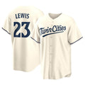 Punc M.Twins #23 Royce Lewis Player Cream Game Limited Home Stitched Jerseys