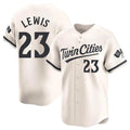 Punc M.Twins #23 Royce Lewis Player Cream Home Limited Stitched Jerseys