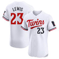 Punc M.Twins #23 Royce Lewis Player White Home Limited Elite Stitched Jerseys