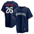 Punc M.Twins #26 Max Kepler Player Navy Replica Alternate Home Stitched Jerseys