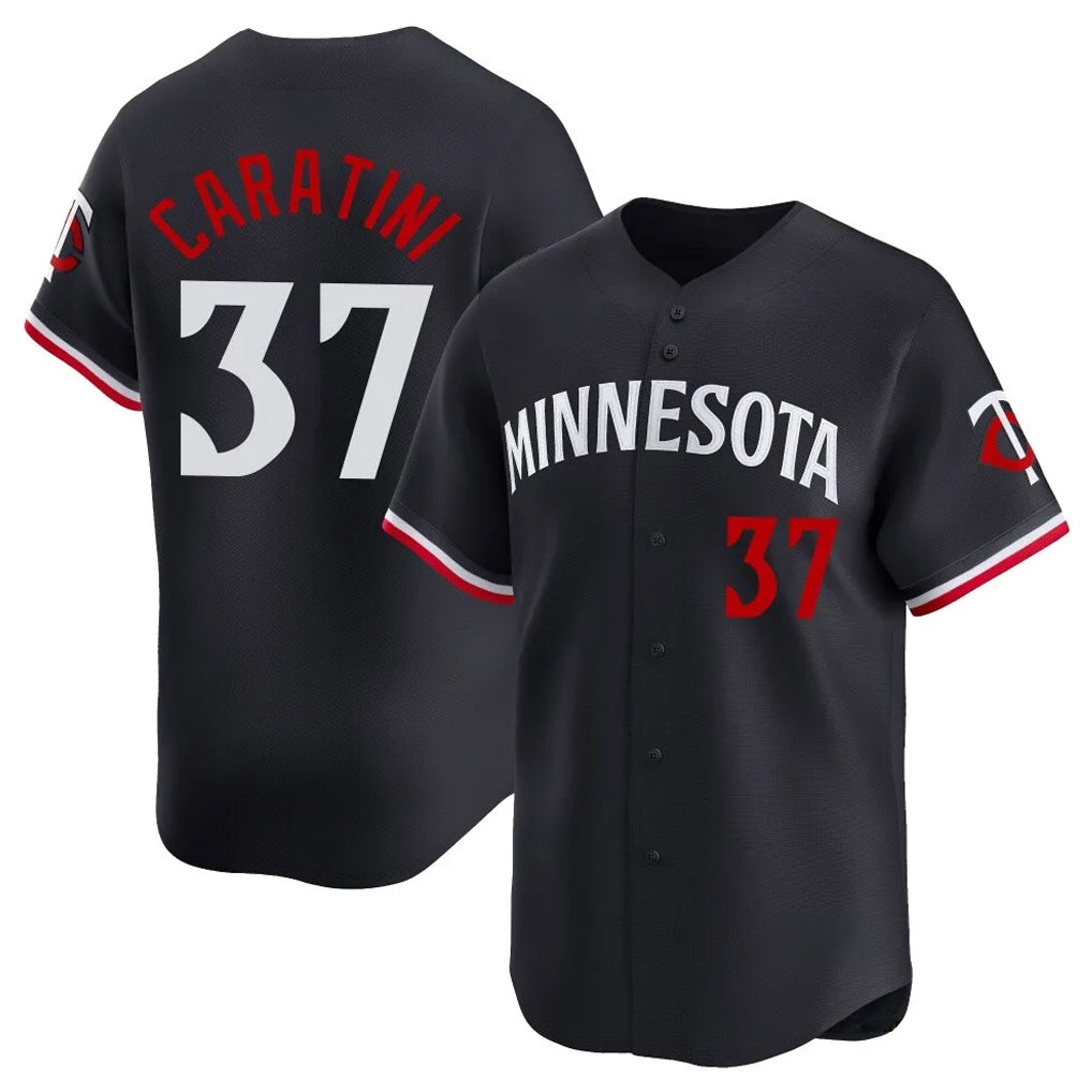 Punc M.Twins #37 Victor Caratini Player Navy Home Limited Stitched Jerseys
