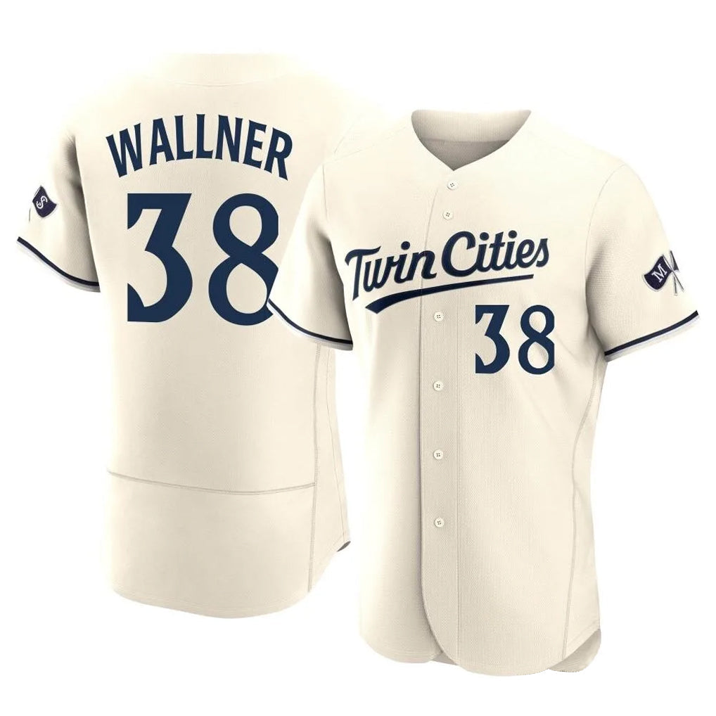 Punc M.Twins #38 Matt Wallner Player Cream Home Limited Elite Stitched Jerseys