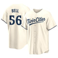 Punc M.Twins #56 Josh Bell Player Cream Game Limited Home Stitched Jerseys