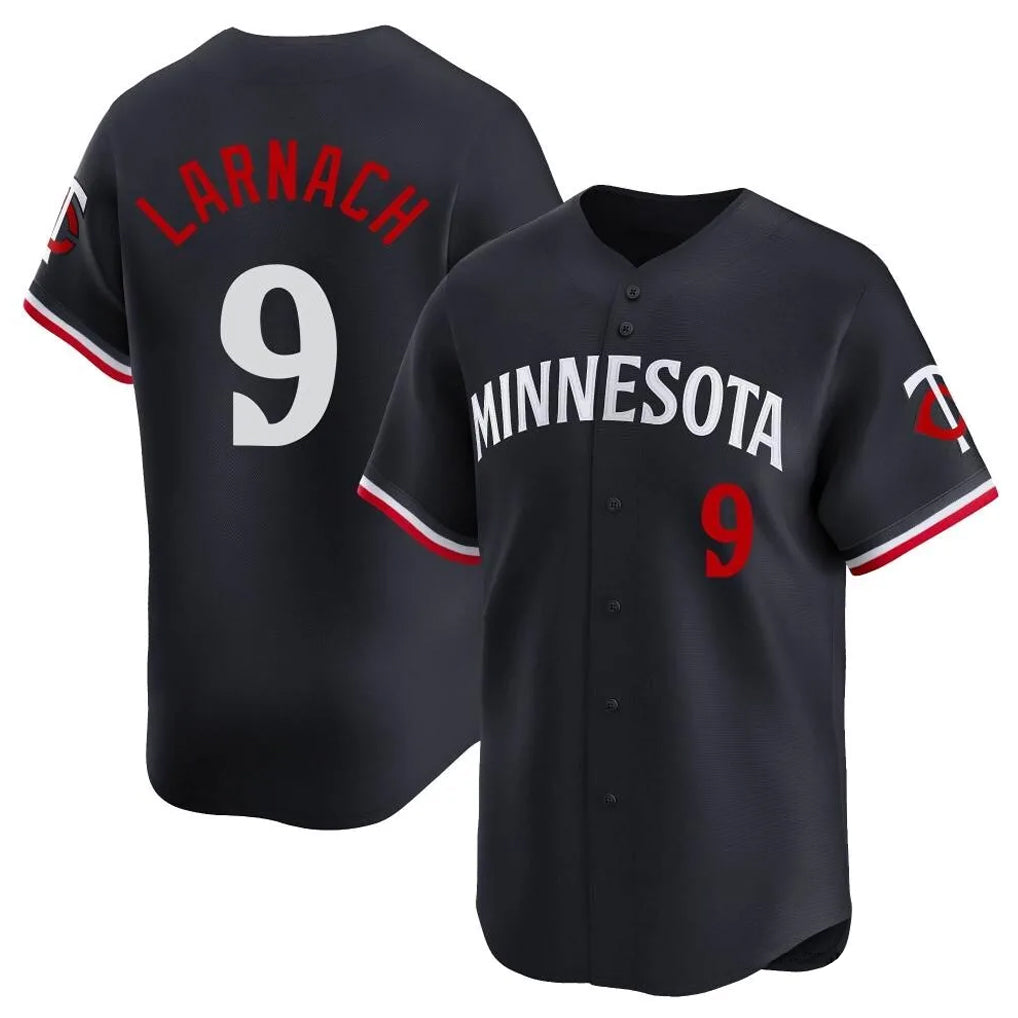 Punc M.Twins #9 Trevor Larnach Player Navy Home Limited Stitched Jerseys