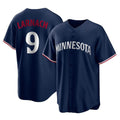 Punc M.Twins #9 Trevor Larnach Player Navy Replica Alternate Home Stitched Jerseys