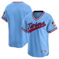 Punc Minnesota Twins Blank Player Light Blue Throwback Cooperstown Collection Limited T-shirt Stitched Jerseys