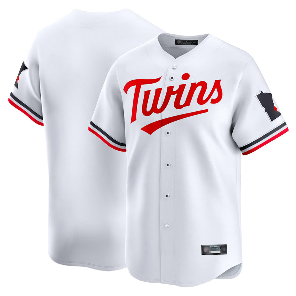 Punc Minnesota Twins Blank Player White Home Limited Stitched Jerseys
