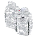Punc MN.Vikings Arctic Camo Salute to Service Pullover Hoodies Limited Game Blank Player Stitched Jerseys