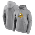 Punc MN.Vikings Gray LOGO Pullover Hoodies Blank Player Home Game Stitched Jerseys