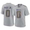 Punc MN.Vikings #0 Ivan Pace Jr. Player Gray Atmosphere Fashion Home Game Stitched Jerseys