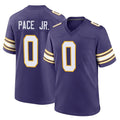Punc MN.Vikings #0 Ivan Pace Jr. Player Purple Classic Home Game Stitched Jerseys