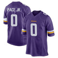 Punc MN.Vikings #0 Ivan Pace Jr. Player Purple Home Game Stitched Jerseys