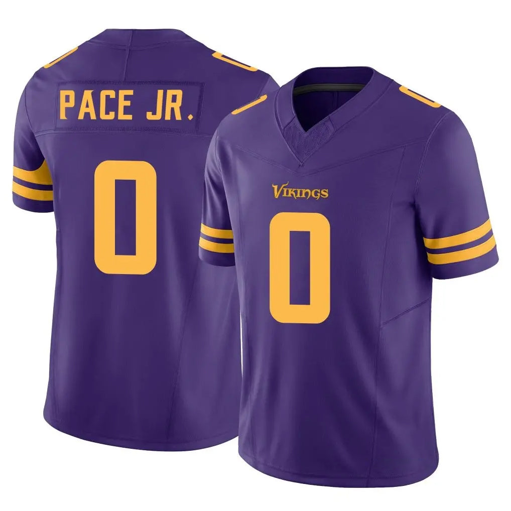 Punc MN.Vikings #0 Ivan Pace Jr. Player Purple Limited Alternate Vapor F.U.S.E. Home Game Stitched Jerseys