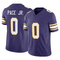 Punc MN.Vikings #0 Ivan Pace Jr. Player Purple Limited Classic Vapor F.U.S.E. Home Game Stitched Jerseys