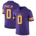 Punc MN.Vikings #0 Ivan Pace Jr. Player Purple Limited Color Rush Home Game Stitched Jerseys