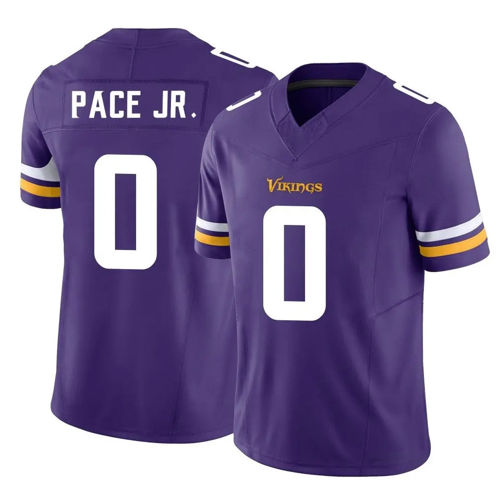 Punc MN.Vikings #0 Ivan Pace Jr. Player Purple Limited Vapor F.U.S.E. Home Game Stitched Jerseys