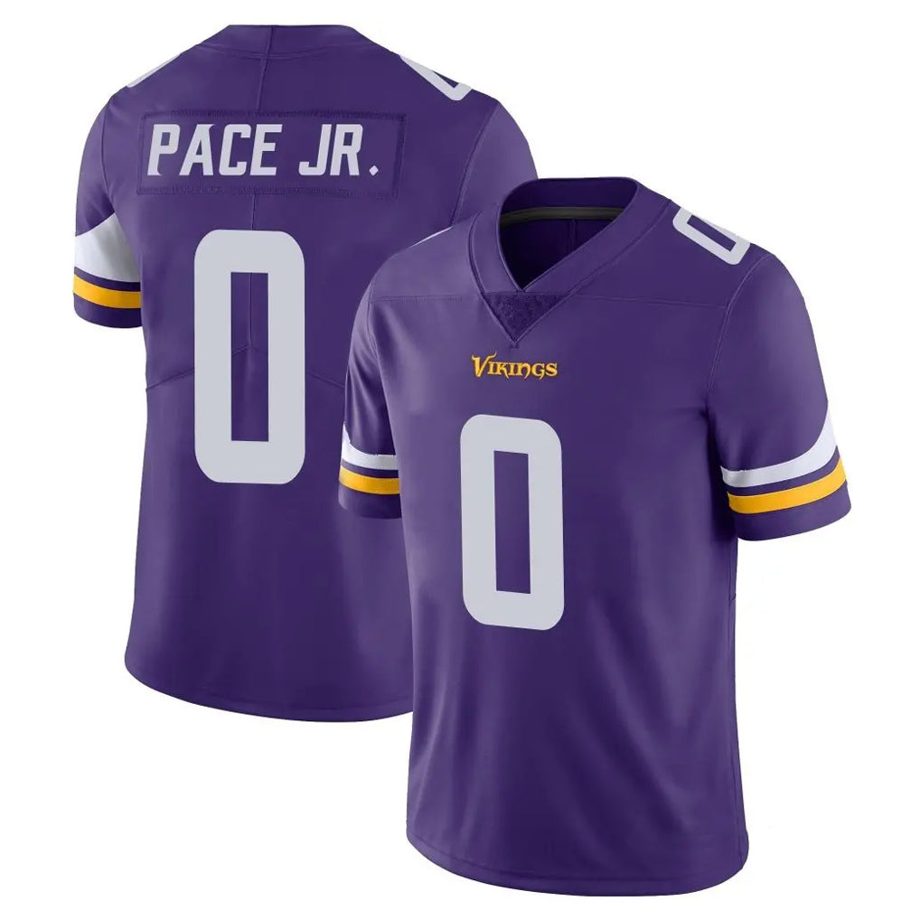 Punc MN.Vikings #0 Ivan Pace Jr. Player Purple Limited Vapor Untouchable Home Game Stitched Jerseys