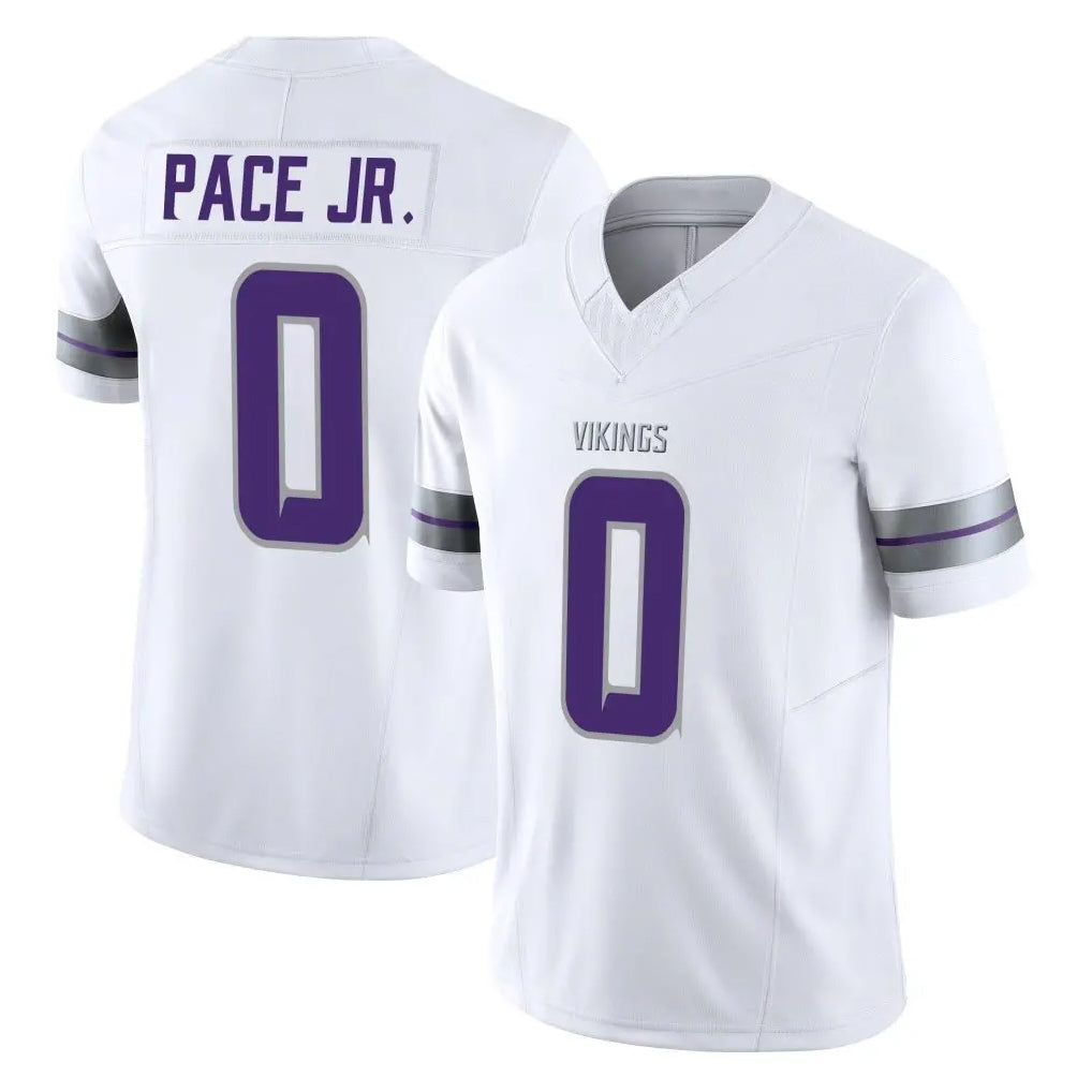 Punc MN.Vikings #0 Ivan Pace Jr. Player White Limited Alternate Vapor F.U.S.E. Home Game Stitched Jerseys