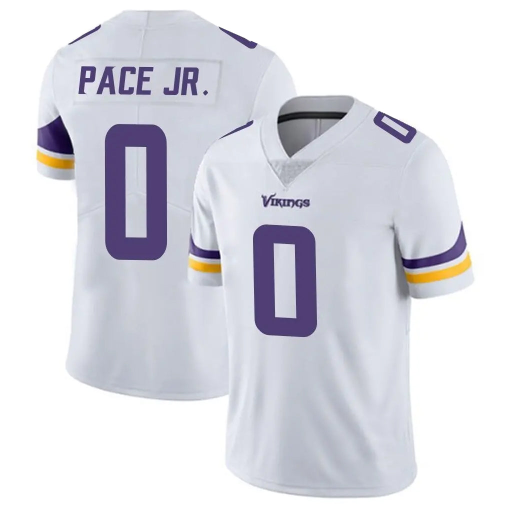 Punc MN.Vikings #0 Ivan Pace Jr. Player White Limited Vapor Untouchable Home Game Stitched Jerseys