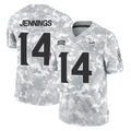 Punc MN.Vikings #14 Jauan Jennings Player Arctic Camo Salute To Service Limited Game Stitched Jerseys